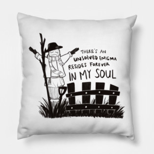 The Sad Scarecrow Pillow