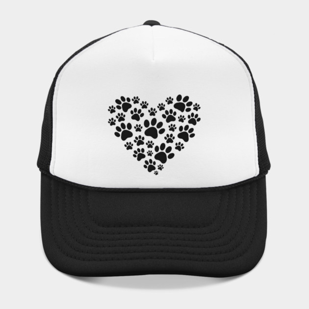 Pawprint Heart by Champanie's Store