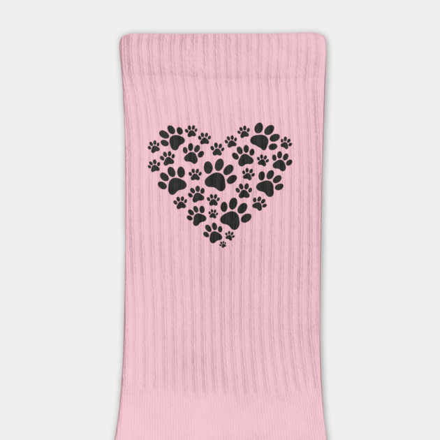 Pawprint Heart by Champanie's Store