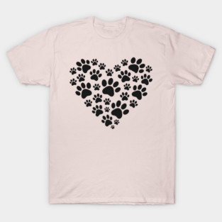 Pawprint Heart T-Shirt