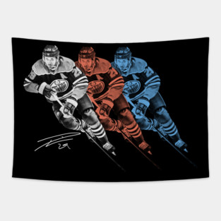 Leon Draisaitl sMVP 90s Tapestry