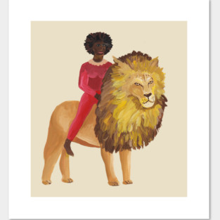 Leo Warrior Woman Posters and Art