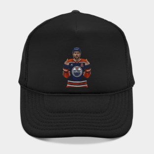 Leon Draisaitl MEMEM MIDDLE FINGER WHITE 90S Hat