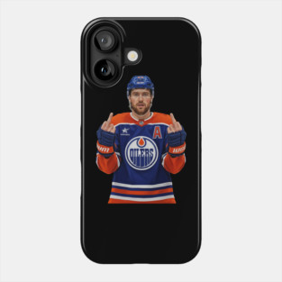 Leon Draisaitl MEMEM MIDDLE FINGER Phone Case