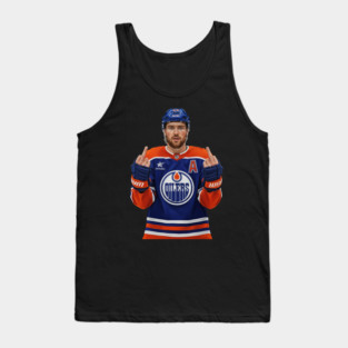 Leon Draisaitl MEMEM MIDDLE FINGER Tank Top