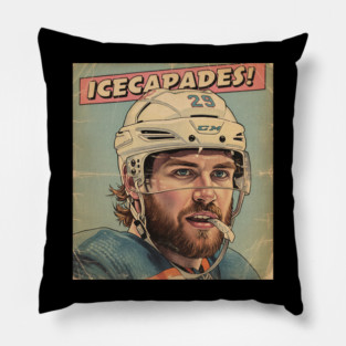 Leon Draisaitl COmics Pillow