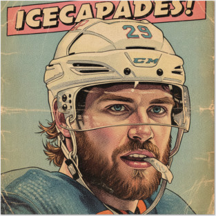 Leon Draisaitl COmics Posters and Art