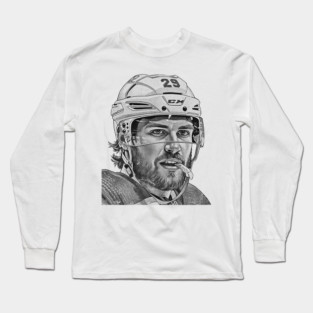 Leon Draisaitl COmics Vintage Black Long Sleeve T-Shirt