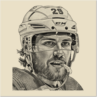 Leon Draisaitl COmics Vintage Black Posters and Art