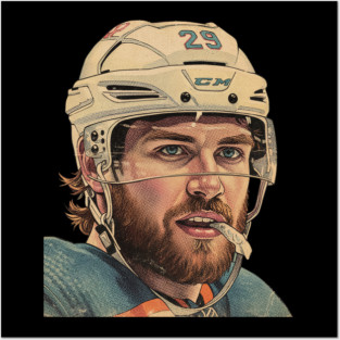 Leon Draisaitl COmics Vintage Posters and Art