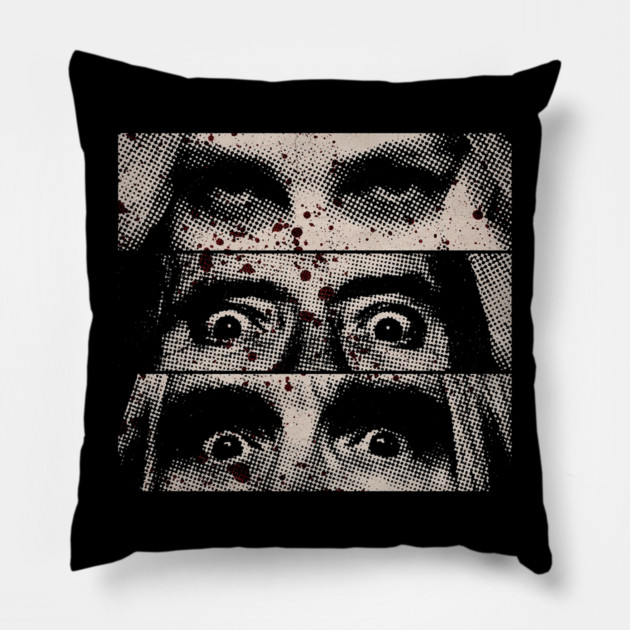 3 From Hell Eyes Pillow by Shit Post Hero