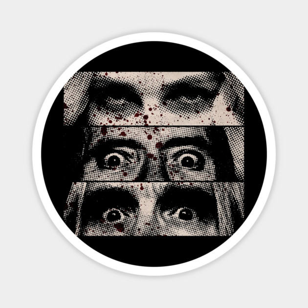 3 From Hell Eyes Magnet by Shit Post Hero