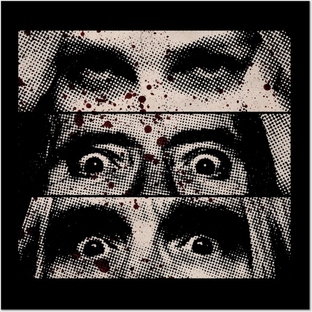 3 From Hell Eyes Wall Art by Shit Post Hero