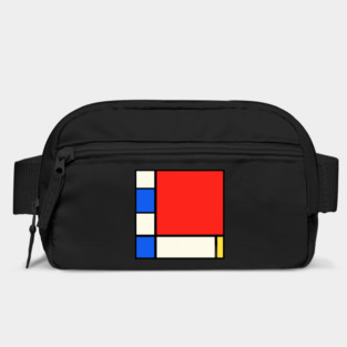 Mondrian Style Remix Of Abstract Primary Colors Bag