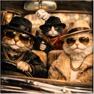 Gangster Cats Crew Posters and Art