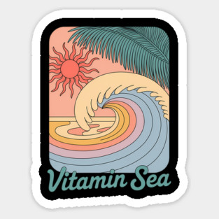 Vitamin Sea Beach Sticker