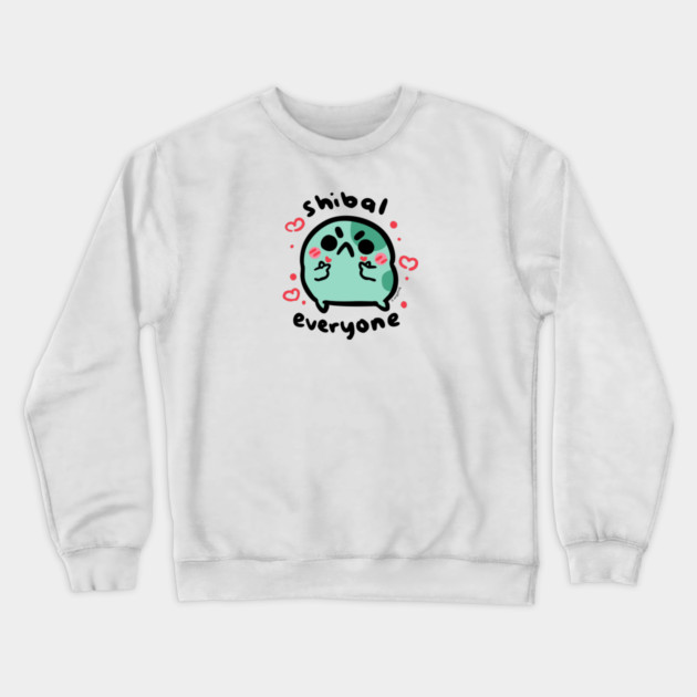 shibal everyone Crewneck Sweatshirt by angyfrog