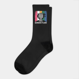 Gender-fluid Pride LGBT-Q Ally Socks