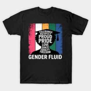 Gender-fluid Pride LGBT-Q Ally T-Shirt