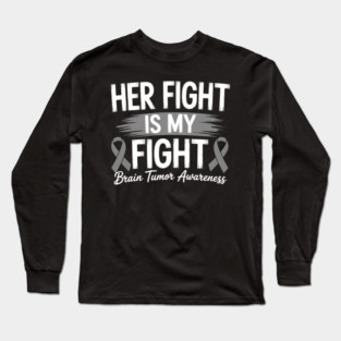 Go Gray In May Brain Cancer Tumor Awareness Grey Long Sleeve T-Shirt