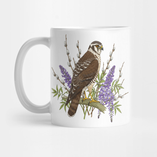 Northern Harrier Botanical Bird by BirdsnStuff