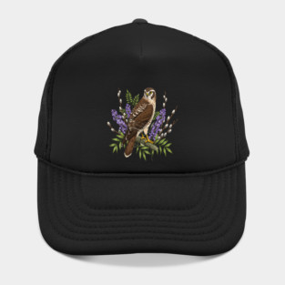 Northern Harrier Floral Perch Hat
