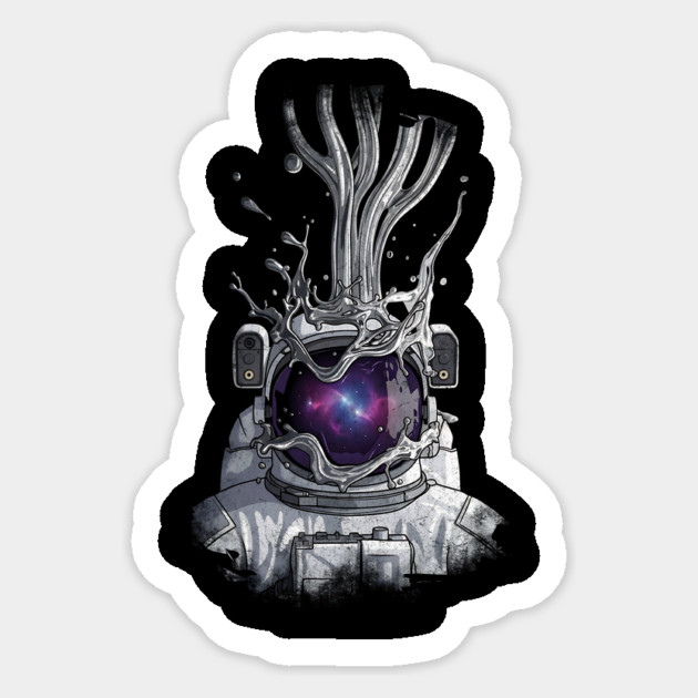 Universe Contained Sticker by Designed By Marty