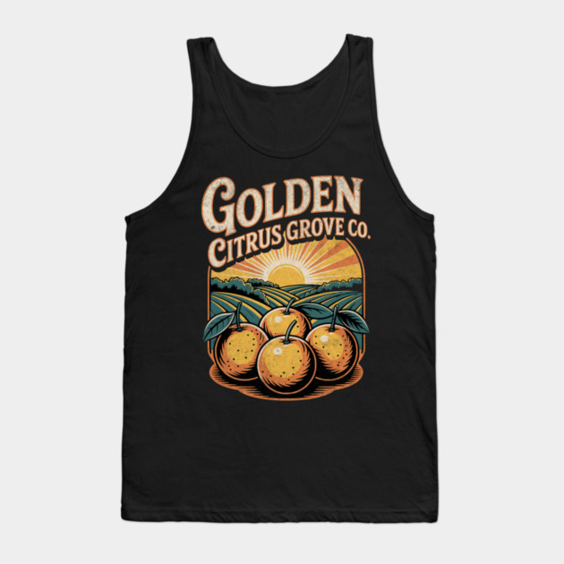 Golden Harvest Nostalgia Tank Top by Designed By Marty
