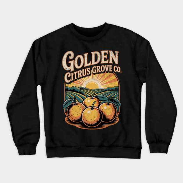 Golden Harvest Nostalgia Crewneck Sweatshirt by Designed By Marty
