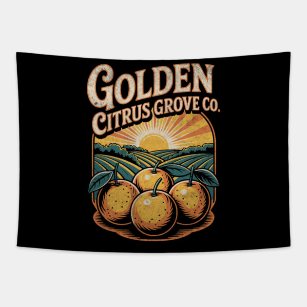 Golden Harvest Nostalgia Tapestry by Designed By Marty