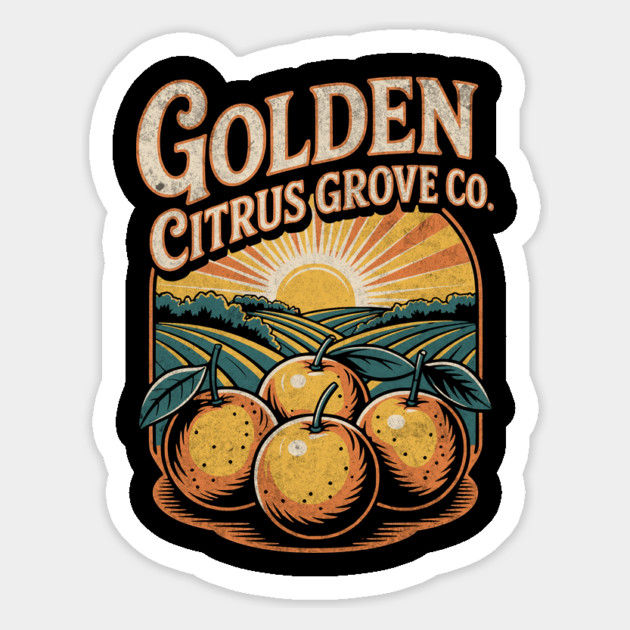 Golden Harvest Nostalgia Magnet by Designed By Marty