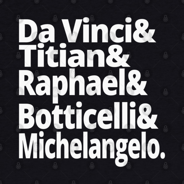 Renaissance Masters Classic Art Illustration for Art Lovers by Yesteeyear