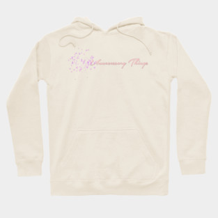 Unnecessary Things - Cursive Hoodie
