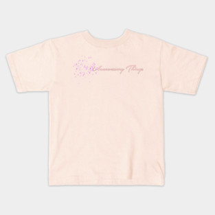Unnecessary Things - Cursive Kids T-Shirt