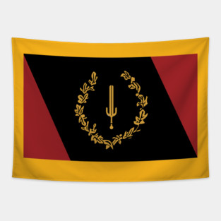 Black American Heritage Flag Tapestry