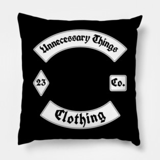 Unnecessary Things - Biker Style Pillow