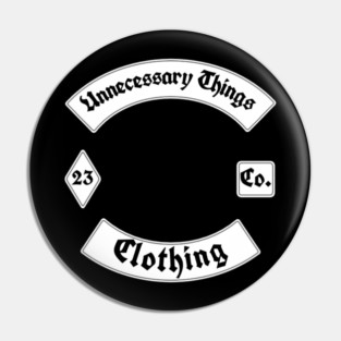 Unnecessary Things - Biker Style Pin