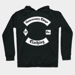 Unnecessary Things - Biker Style Hoodie