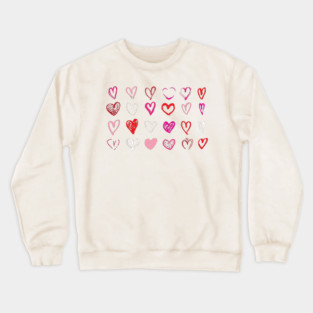 Many Hearts Crewneck Sweatshirt