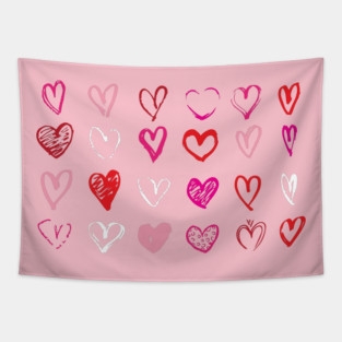 Many Hearts Tapestry