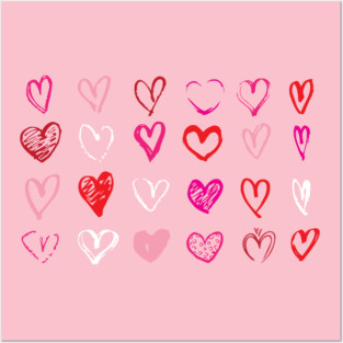 Many Hearts Posters and Art