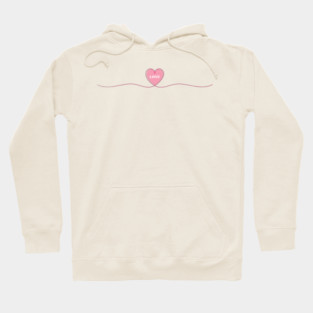 Line Art Heart Hoodie