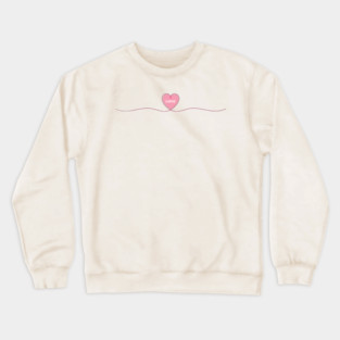 Line Art Heart Crewneck Sweatshirt
