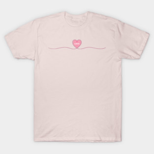 Line Art Heart T-Shirt