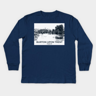 Burton upon Trent – England Kids Long Sleeve T-Shirt