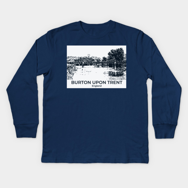 Burton upon Trent – England Kids Long Sleeve T-Shirt by Lakeric