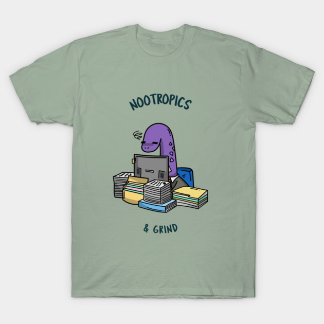 Nootropics & Grind Focus Mode T-Shirt by Lamount Tees