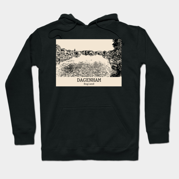 Dagenham – England Hoodie by Lakeric