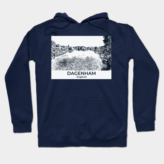 Dagenham – England Hoodie by Lakeric