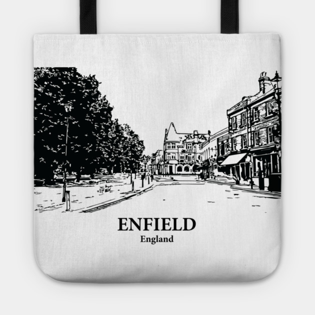 Enfield – England Tote by Lakeric